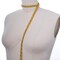 1 Yard Gold Woven Beaded Gimp Trim Decorative Braid for Upholstery & Crafts